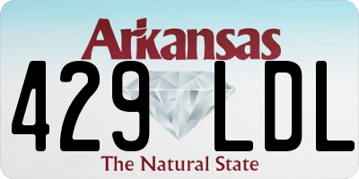 AR license plate 429LDL