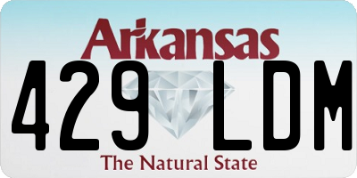 AR license plate 429LDM