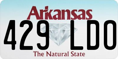 AR license plate 429LDO