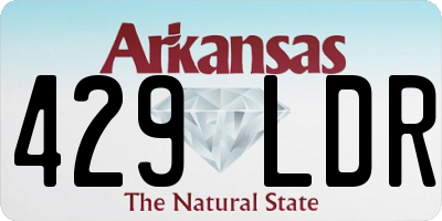 AR license plate 429LDR