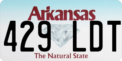 AR license plate 429LDT
