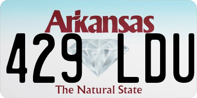 AR license plate 429LDU