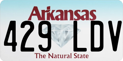 AR license plate 429LDV