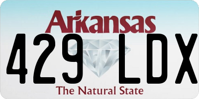 AR license plate 429LDX