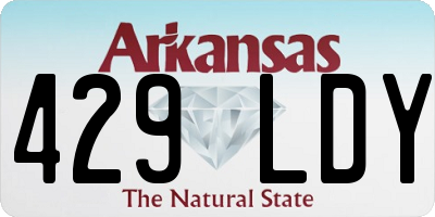 AR license plate 429LDY