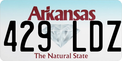 AR license plate 429LDZ