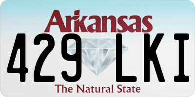 AR license plate 429LKI