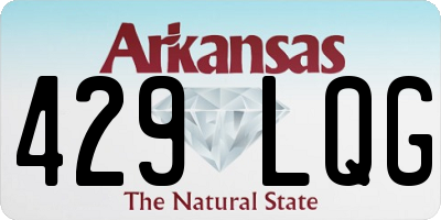 AR license plate 429LQG
