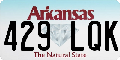 AR license plate 429LQK