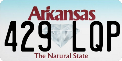 AR license plate 429LQP