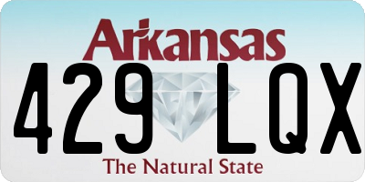 AR license plate 429LQX