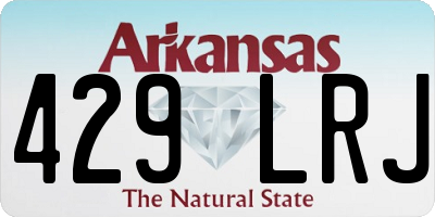 AR license plate 429LRJ
