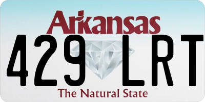 AR license plate 429LRT
