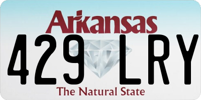 AR license plate 429LRY
