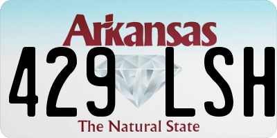 AR license plate 429LSH