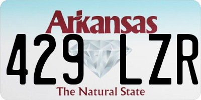 AR license plate 429LZR