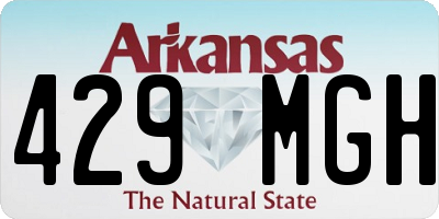 AR license plate 429MGH