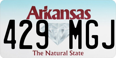 AR license plate 429MGJ