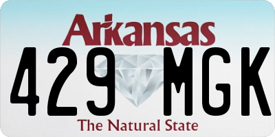 AR license plate 429MGK