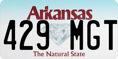 AR license plate 429MGT