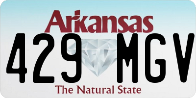 AR license plate 429MGV