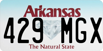AR license plate 429MGX