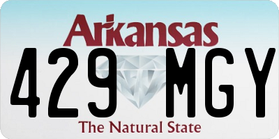 AR license plate 429MGY