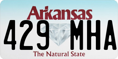 AR license plate 429MHA