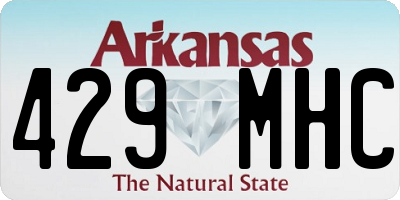 AR license plate 429MHC