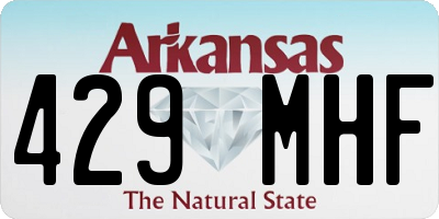 AR license plate 429MHF