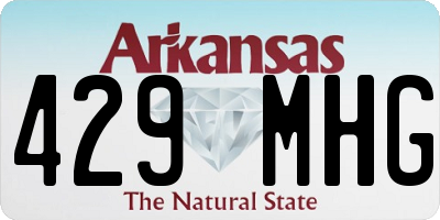 AR license plate 429MHG