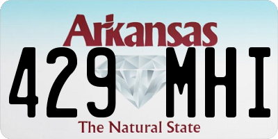 AR license plate 429MHI