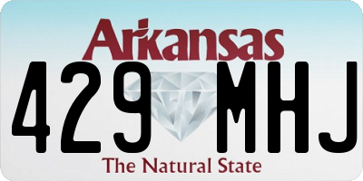 AR license plate 429MHJ