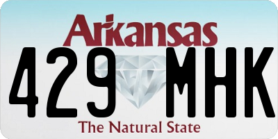 AR license plate 429MHK