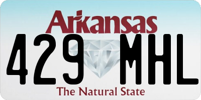 AR license plate 429MHL