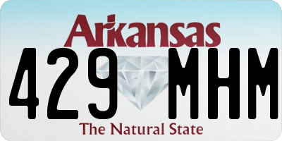 AR license plate 429MHM