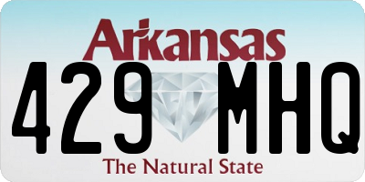 AR license plate 429MHQ