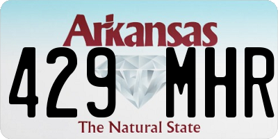 AR license plate 429MHR