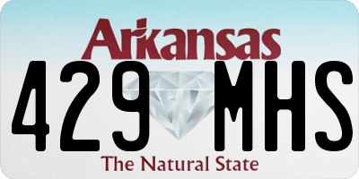 AR license plate 429MHS