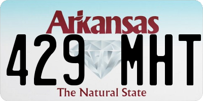 AR license plate 429MHT