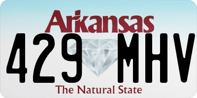 AR license plate 429MHV