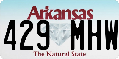 AR license plate 429MHW