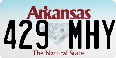 AR license plate 429MHY