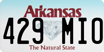 AR license plate 429MIO