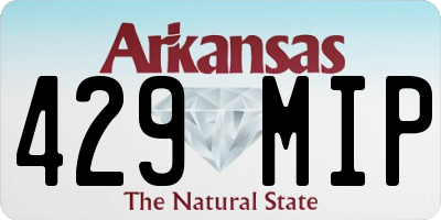 AR license plate 429MIP