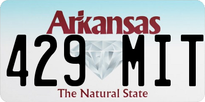 AR license plate 429MIT