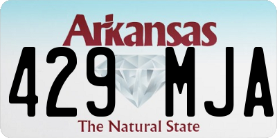 AR license plate 429MJA