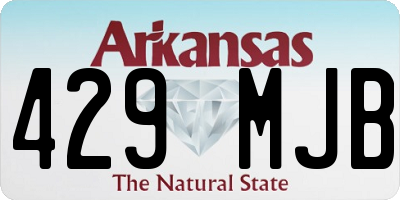 AR license plate 429MJB