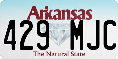 AR license plate 429MJC
