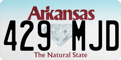 AR license plate 429MJD